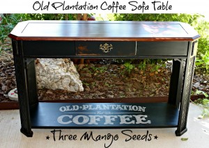 Old Plantation Coffee Sofa Table